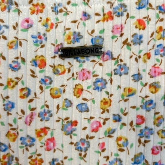 NWT, Billabong Forever Girly Fit & Flare Floral Mini Dress, Size Small - Picture 8 of 14